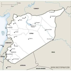 Map of Syria
